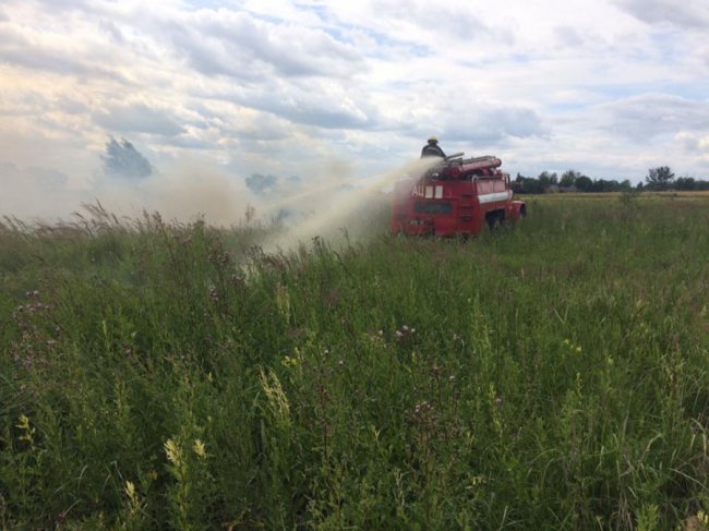 Через паліїв сміття на Волині вигоріло три гектари поля