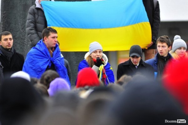 Студентський Євромітинг у Луцьку. ФОТО