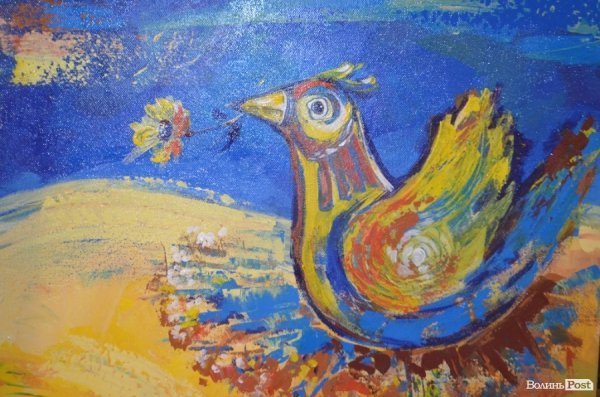 У Луцьку - аукціон картин, гроші з якого витратять на спорядження для Майі Москвич. ФОТО