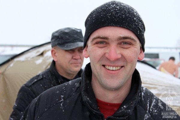 Як під Луцьком козаки і монахи купалися в крижаній воді. ФОТО