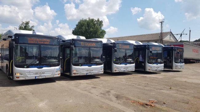 У Луцьку на маршрути виїдуть ще 7 нових автобусів MAN 