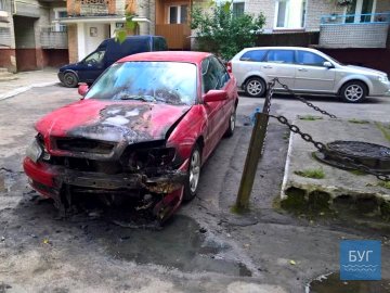 У Нововолинську спалили авто громадського активіста