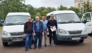 Волиняни передали два мікроавтобуси у Бучанський район. ФОТО