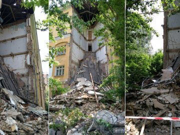 У Києві обвалилась частина навчального закладу