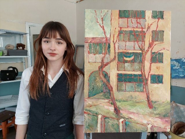 Роботи учнів Луцької художньої школи представлені на благодійній виставці у Лондоні. ФОТО