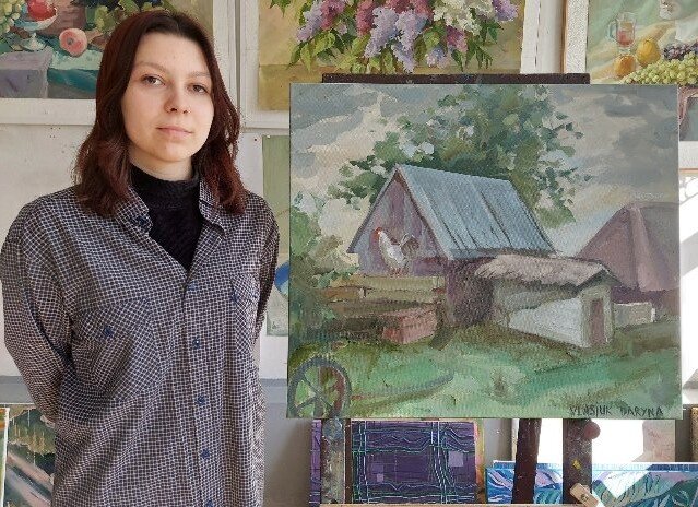 Роботи учнів Луцької художньої школи представлені на благодійній виставці у Лондоні. ФОТО