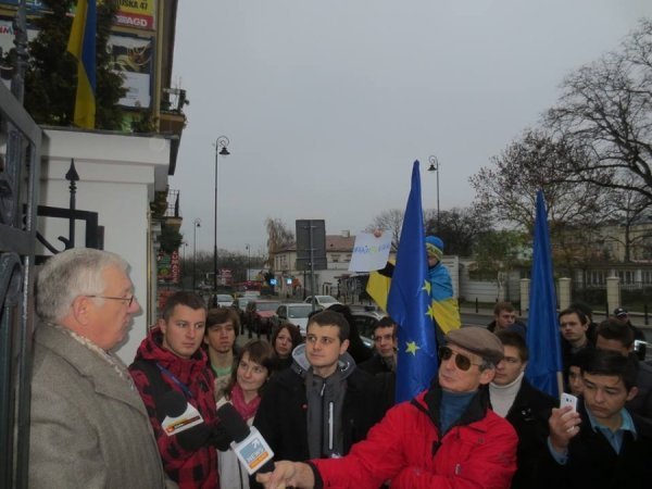Українці влаштували євромітинг в Любліні. ФОТО. ВІДЕО
