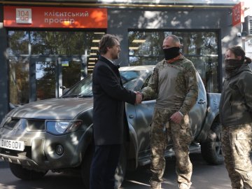 Перша автівка завдяки споживачам газу відправилась на передову