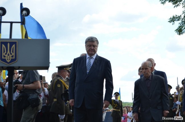 Візит Порошенка на Волинь: як це було. ФОТО