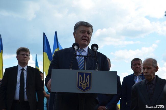 Візит Порошенка на Волинь: як це було. ФОТО