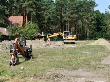 На березі Світязя розпочали будувати мультифункціональний спорткомплекс.ФОТО