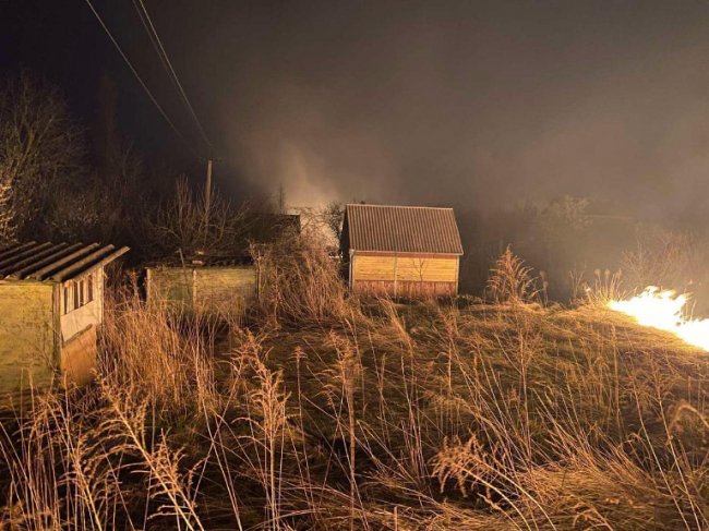 Через масштабну пожежу сухостою на Волині мало не згорів дачний масив