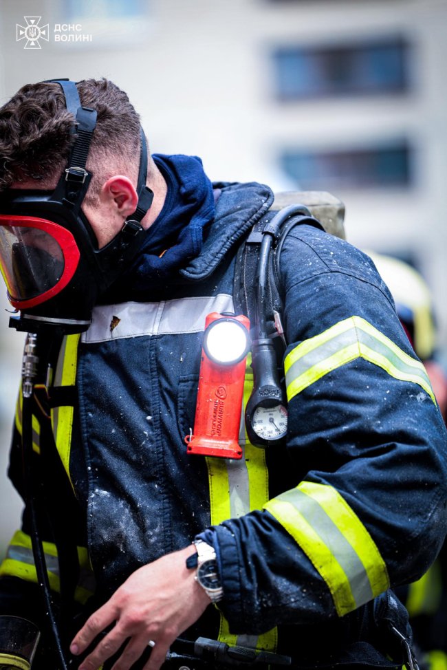 У Луцьку горіла квартира. ФОТО