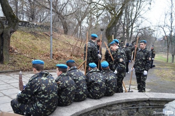 Як прибирали Луцьк