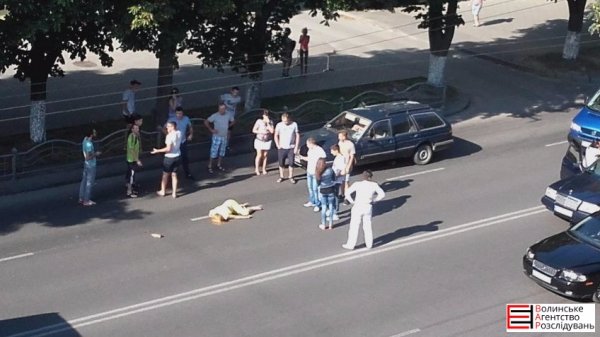 У Луцьку на проспекті Перемоги збили жінку. ФОТО