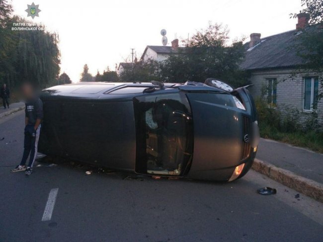 У Ковелі п'яний водій скоїв аварію, тікаючи від патрульних