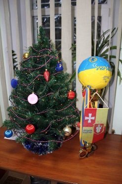 Ялиночка в Управлінні з питань фізичної культури та спорту Луцької міськради