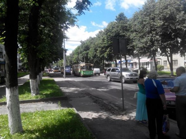 У центрі Луцька - аварія. ФОТО