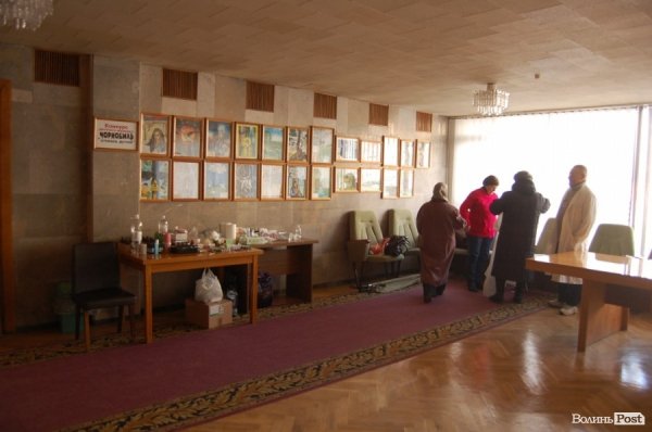 Волинська ОДА: ніч і ранок після штурму. ФОТО