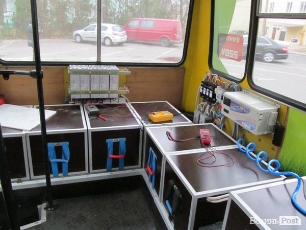 У Луцьку представили «експериментальний» автобус. ФОТО