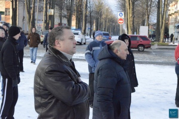 У Нововолинську - мітинг на підтримку шахтарів. ФОТО