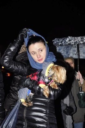 Як Кличко, Тягнибок і Яценюк мітингували на Євромайдані. ФОТО