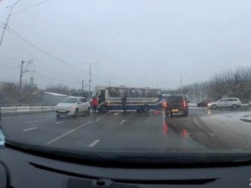 У Луцьку в ДТП потрапив рейсовий автобус