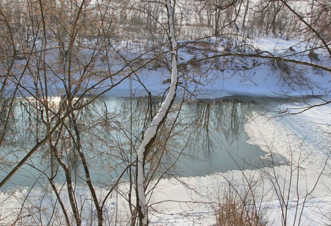 Казковий Стир скувало кригою. ФОТО