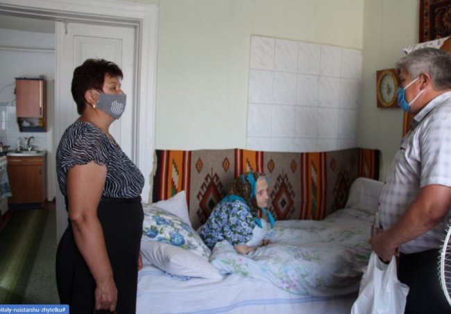 З Днем Незалежності привітали 102-річну жительку району на Волині. ФОТО