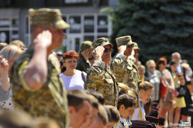 Фото випускного у військовому ліцеї в Луцьку