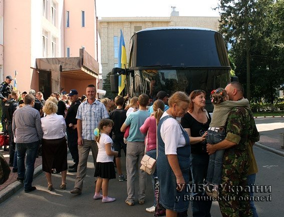 Зі Сходу на Волинь повернулися міліціонери. ФОТО