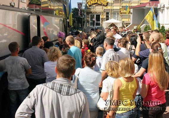 Зі Сходу на Волинь повернулися міліціонери. ФОТО