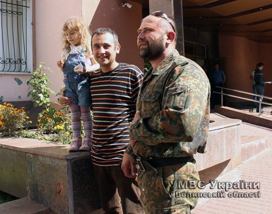 Зі Сходу на Волинь повернулися міліціонери. ФОТО