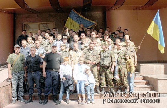 Зі Сходу на Волинь повернулися міліціонери. ФОТО