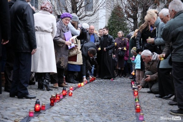 Як Луцьк вшановував жертв Голодомору. ФОТО