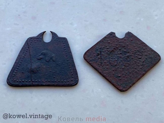 Показали, якими на Волині були собачі жетони у 30-х роках минулого століття. ФОТО 