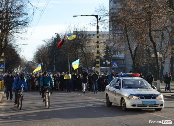 Третій день Нового Майдану у Луцьку. ФОТО