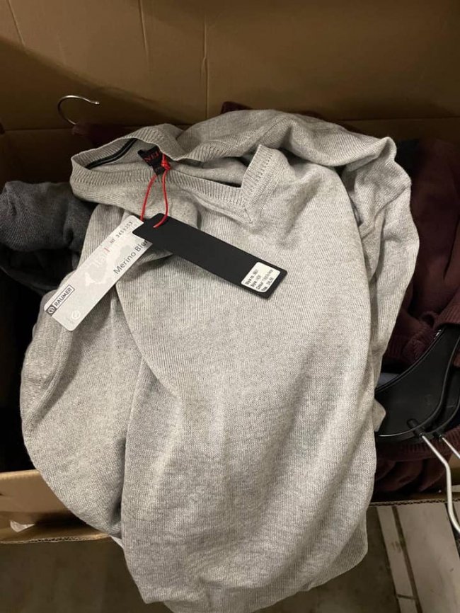 На «Ягодині» у гуманітарному вантажі виявили брендовий одяг на понад 25 мільйонів гривень