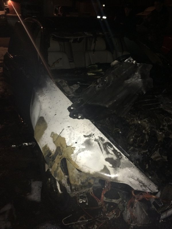 У Луцьку горіло авто депутата міськради. ФОТО