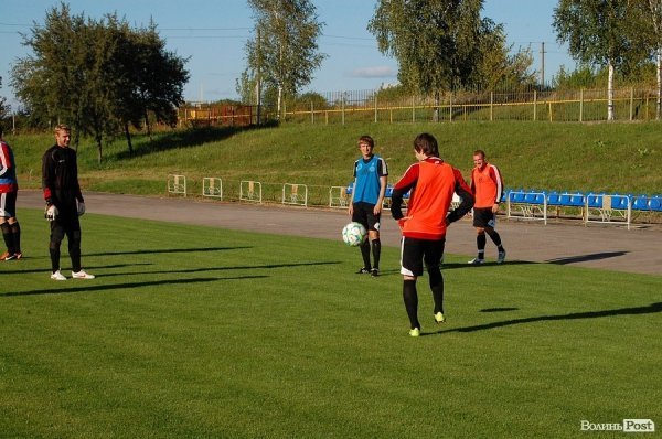 Футболісти «Волині» готуються до гри з «Металістом». ФОТО