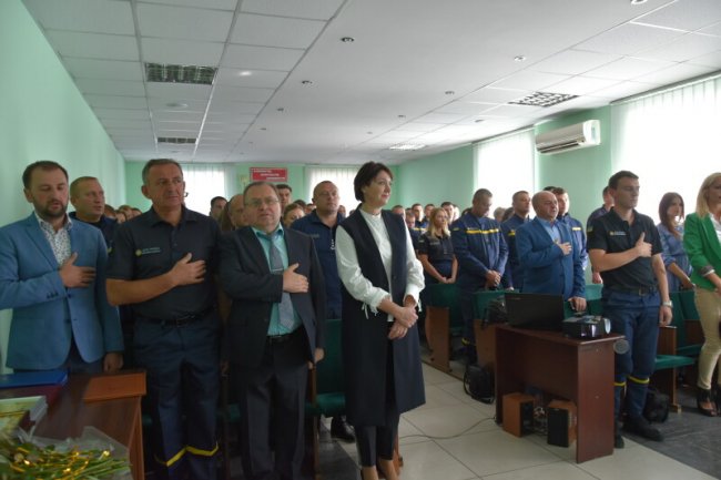 Як волинських рятувальників вітали з професійним святом. ФОТО