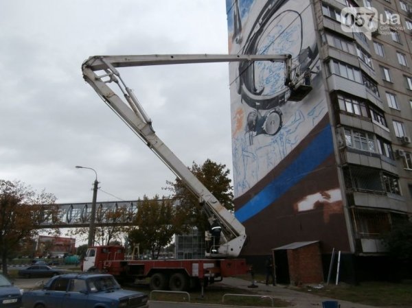 Найбільше графіті в Україні. ФОТО