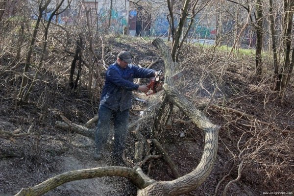  Як у Луцьку прибирали ДПЗ. ФОТО