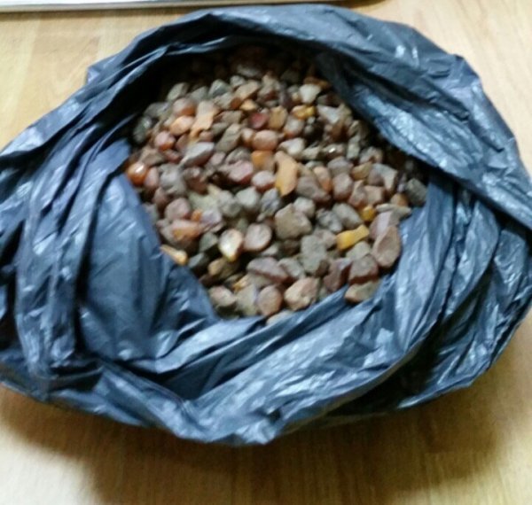 На Ягодині затримали Фольксваген з майже 7 кг бурштину. ВІДЕО. ФОТО