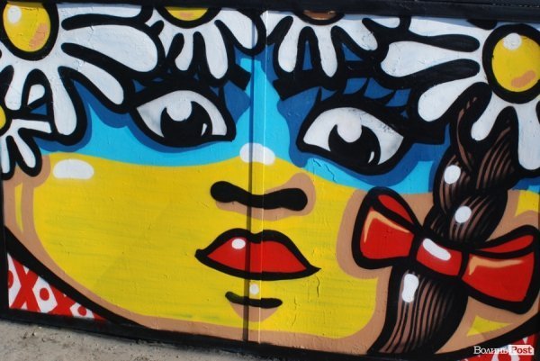 Синьо-жовтий міст у Луцьку. ФОТО