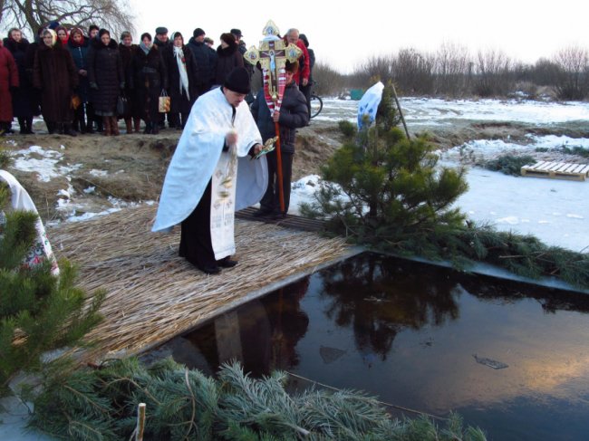 Показали, як святкували Водохреще у Старій Вижівці. ФОТО