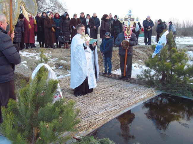 Показали, як святкували Водохреще у Старій Вижівці. ФОТО
