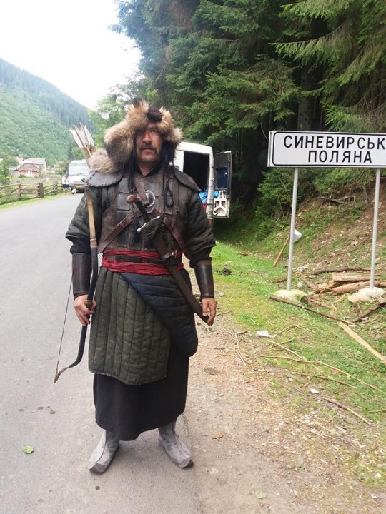 Мешканець Луцька взяв участь у зйомках фільму «Захар Беркут». ФОТО