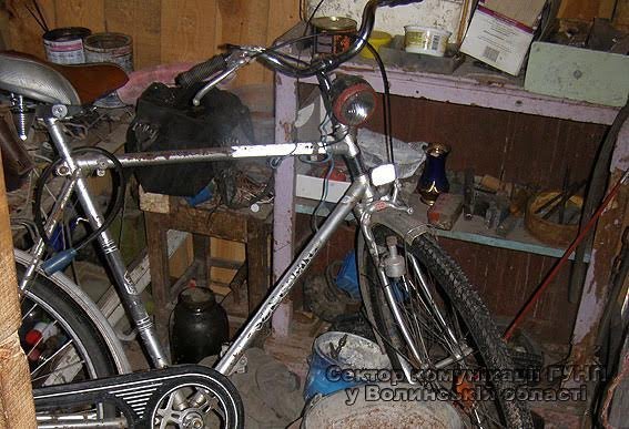 На Волині оперативно встановили викрадача велосипедів. ФОТО