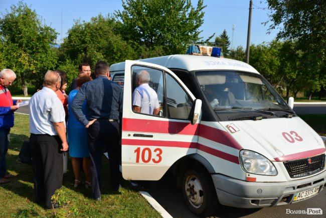 Волинській «швидкій» подарували новий автомобіль. ФОТО